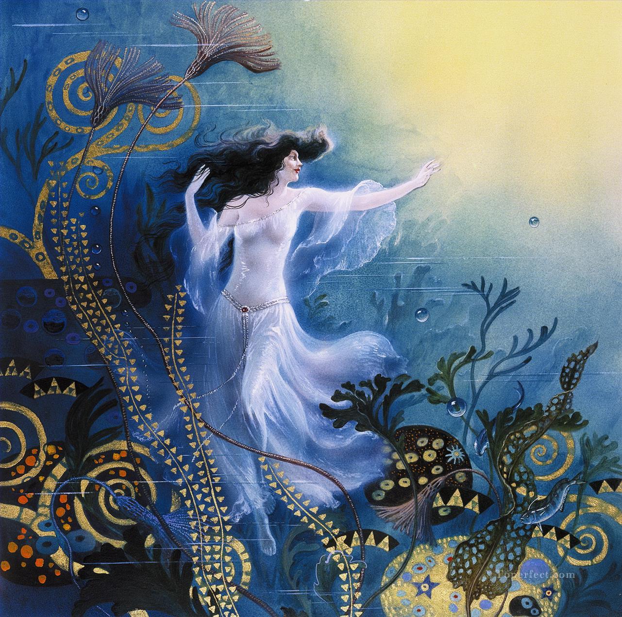 the water sprite Fantasy Oil Paintings